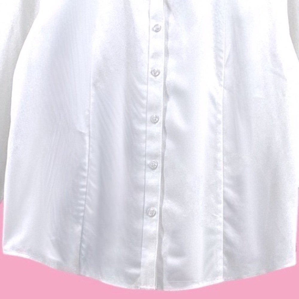 Chico's White Button Down Shirt - Picture 4 of 13